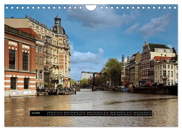 Produktbild: Amsterdam - Impressionen aus dem Grachtengordel (Wandkalender 2026 DIN A4 quer), CALVENDO Monatskalender