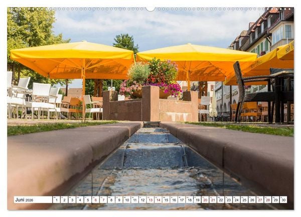 Produktbild: Freudenstadt im Schwarzwald - Wandkalender (hochwertiger Premium Wandkalender 2026 DIN A2 quer), Kunstdruck in Hochglanz