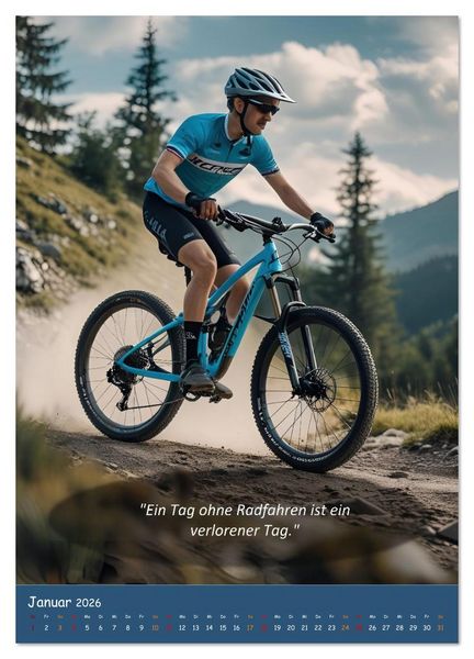 Produktbild: Leidenschaft Fahrrad (Wandkalender 2026 DIN A3 hoch), CALVENDO Monatskalender