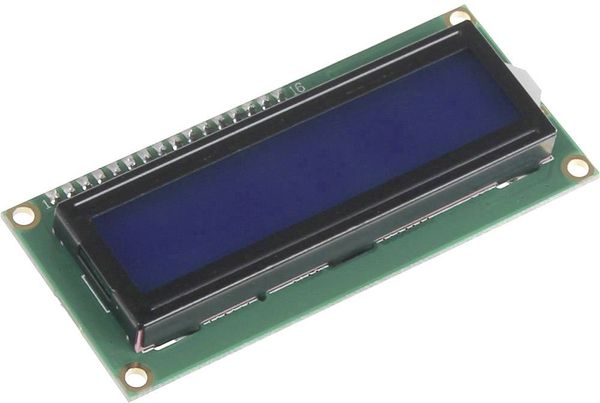 Joy-it com-lcd 16x2 Display-Modul 6.6 cm (2.6 Zoll) 16 x 4 Pixel Passend für (Entwicklungskits): Arduino mit Hintergrund