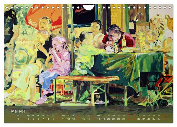 Produktbild: Alena Steinlechner, Acryl auf Leinwand (Wandkalender 2026 DIN A4 quer), CALVENDO Monatskalender