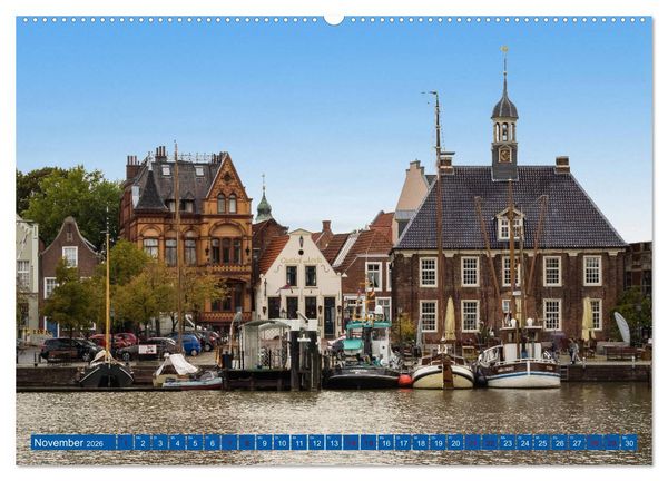 Produktbild: Leer - Das Tor zu Ostfriesland (Wandkalender 2026 DIN A2 quer), CALVENDO Monatskalender