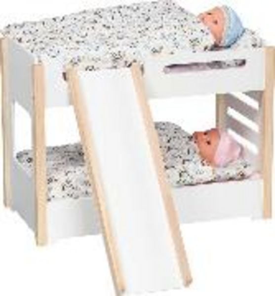 Puppen-Etagenbett mit Rutsche
