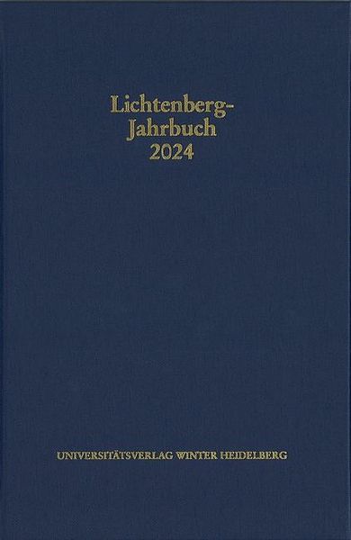 Produktbild: Lichtenberg-Jahrbuch 2024