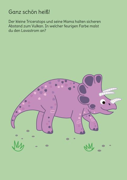 Produktbild: Ausmalbilder f&uuml;r Kita-Kinder: Mein erstes gro&szlig;es Zauber-Malbuch: Dinos & Drachen