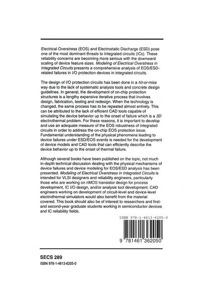 Produktbild: Modeling of Electrical Overstress in Integrated Circuits