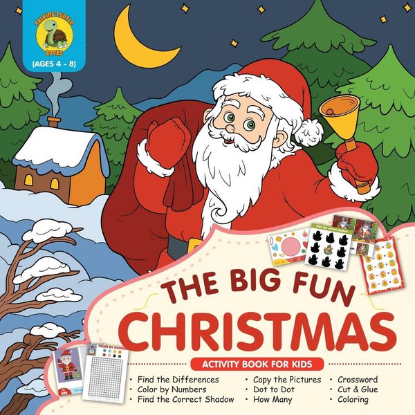 Produktbild: The Big Fun Christmas Activity Book for Kids Ages 4-8
