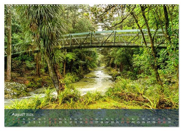 Produktbild: Traumorte entdecken: Neuseeland (hochwertiger Premium Wandkalender 2026 DIN A2 quer), Kunstdruck in Hochglanz