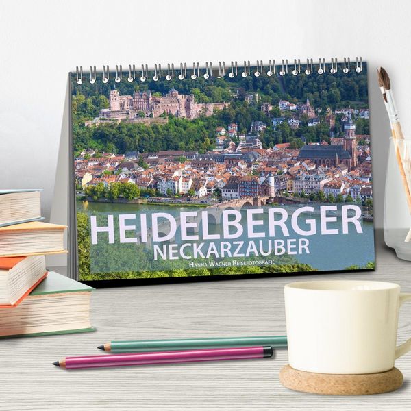 Produktbild: Heidelberger Neckarzauber (Tischkalender 2026 DIN A5 quer), CALVENDO Monatskalender