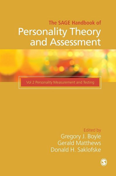Produktbild: The SAGE Handbook of Personality Theory and Assessment