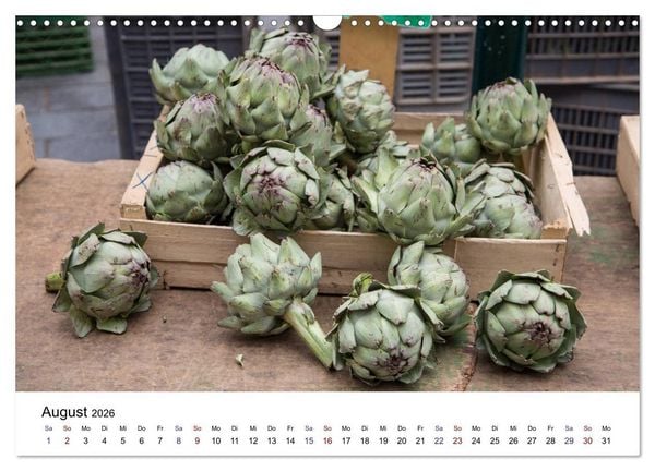 Produktbild: March&eacute; hebdomadaire - Ein Rundgang &uuml;ber einen franz&ouml;sischen Wochenmarkt (Wandkalender 2026 DIN A3 quer), CALVENDO Monatskalender