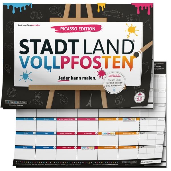 Produktbild: DENKRIESEN - STADT LAND VOLLPFOSTEN&reg; - PICASSO EDITION - "MAL WAS NEUES."