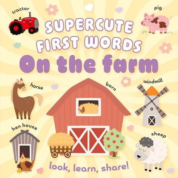 Produktbild: Supercute First Words on the Farm