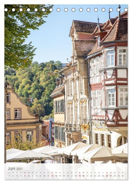 Produktbild: Schw&auml;bisch Hall am Kocher (Tischkalender 2027 DIN A5 hoch), CALVENDO Monatskalender