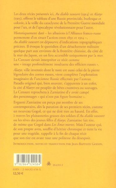 Produktbild: Au diable vauvert, suivi de Alatyr