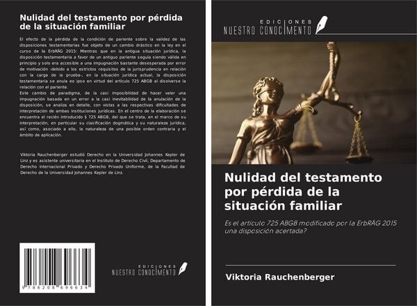 Produktbild: Nulidad del testamento por p&eacute;rdida de la situaci&oacute;n familiar