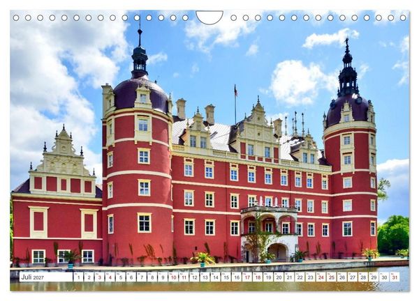 Produktbild: F&uuml;rst-P&uuml;ckler-Park und Schloss &ndash; Bad Muskau (Wandkalender 2027 DIN A4 quer), CALVENDO Monatskalender