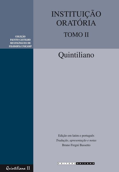 Produktbild: Institui&ccedil;&atilde;o Orat&oacute;ria - Tomo Ii