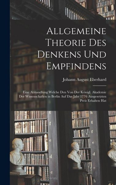 Produktbild: Allgemeine Theorie Des Denkens Und Empfindens