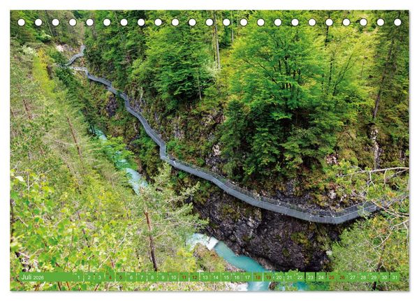 Produktbild: MITTENWALD Eine Perle im Oberen Isartal (Tischkalender 2026 DIN A5 quer), CALVENDO Monatskalender