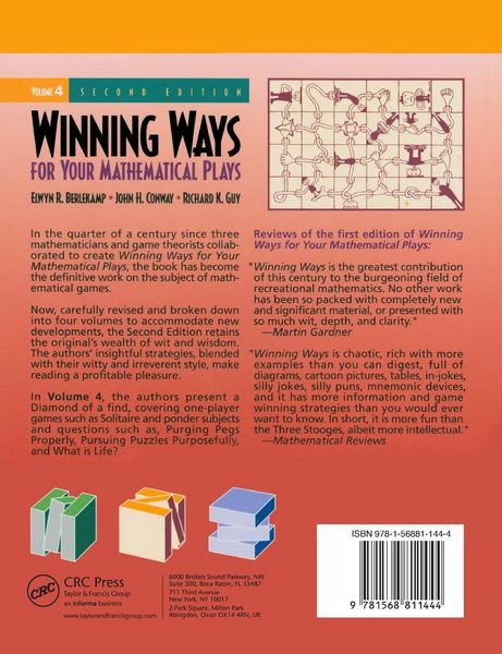 Produktbild: Winning Ways for Your Mathematical Plays, Volume 4