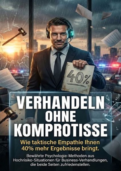 Produktbild: Verhandeln ohne Kompromisse: Wie taktische Empathie Ihnen 40% mehr Ergebnisse bringt
