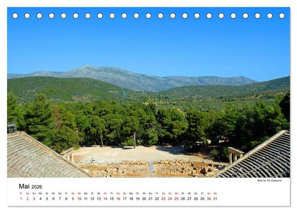 Produktbild: Reise nach Athen (Tischkalender 2026 DIN A5 quer), CALVENDO Monatskalender