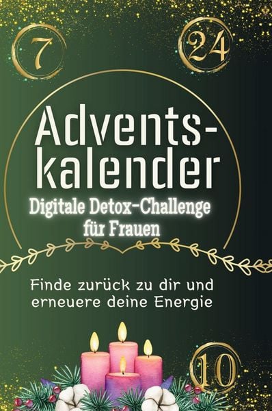 Produktbild: Adventskalender Digitale Detox-Challenge f&uuml;r Frauen