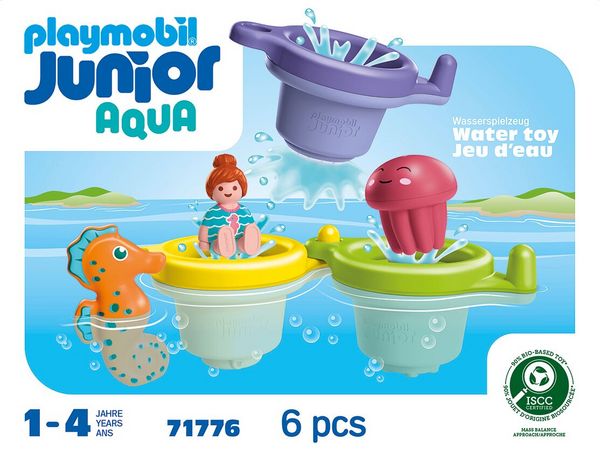 Produktbild: 71776 JUNIOR AQUA: Schwimmbecher mit Wasserspa&szlig;