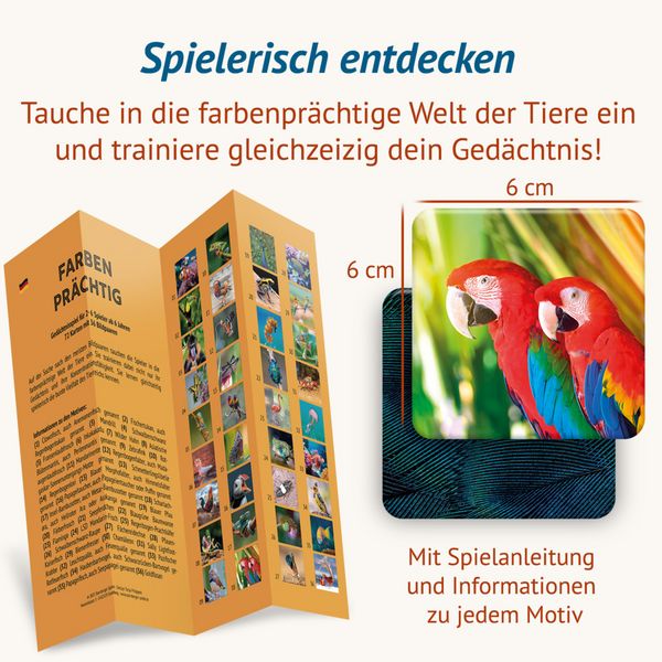 Produktbild: Farbenpr&auml;chtig - Memospiel