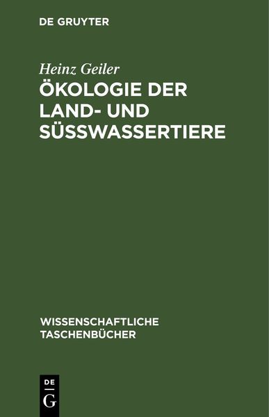 Produktbild: &Ouml;kologie der Land- und S&uuml;&szlig;wassertiere