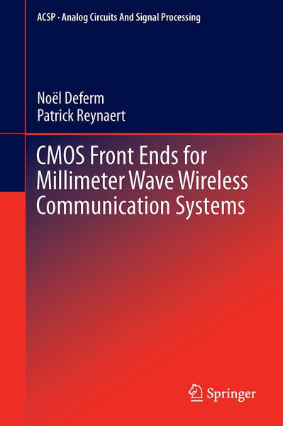 Produktbild: CMOS Front Ends for Millimeter Wave Wireless Communication Systems