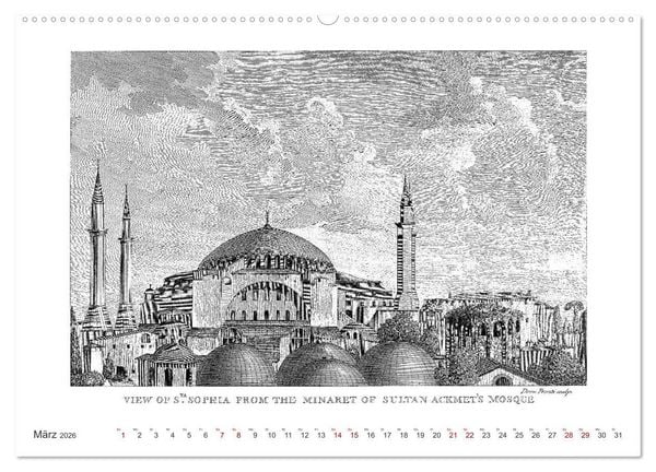 Produktbild: Istanbul - Hauptstadt des osmanischen Reiches seit 1453 (Wandkalender 2026 DIN A2 quer), CALVENDO Monatskalender
