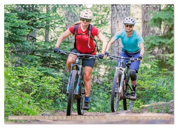 Produktbild: Mountainbike - Über Stock und Stein: Edition Funsport (Wandkalender 2025 DIN A3 quer), CALVENDO Monatskalender