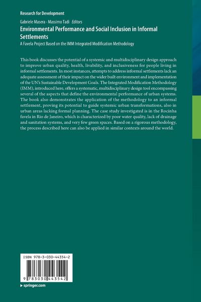 Produktbild: Environmental Performance and Social Inclusion in Informal Settlements
