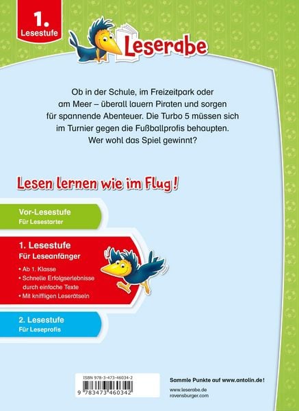 Leserabe - Sonderausgaben: Spannende Erstlesegeschichten von Fußballfreunden und Piraten