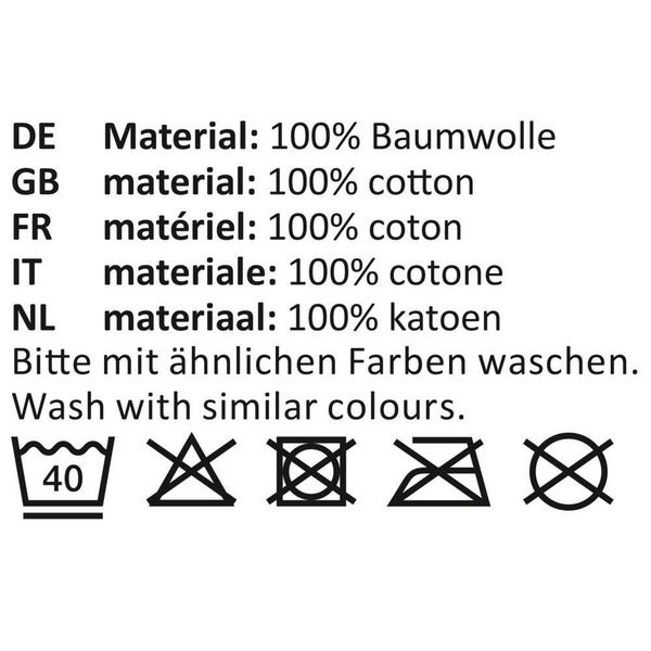 Produktbild: Zauber-Geschirrtuch Motiv "Herzen"
