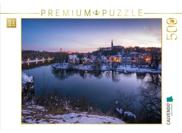 CALVENDO Puzzle Giebichenstein und Kröllwitz in Halle | 500 Teile Lege-Größe 48 × 36 cm Foto-Puzzle für Erwachsene