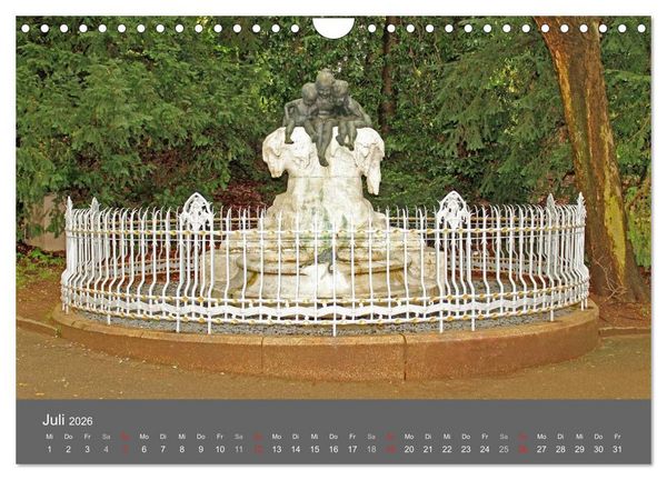 Produktbild: Grosse Brunnen und Wasserspiele in D&uuml;sseldorf (Wandkalender 2026 DIN A4 quer), CALVENDO Monatskalender