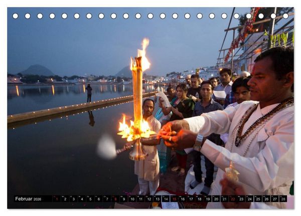 Produktbild: Indien - Rajasthan (Tischkalender 2026 DIN A5 quer), CALVENDO Monatskalender