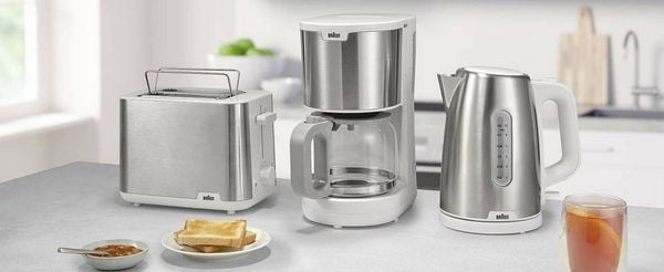 Produktbild: Braun KF 1500 WH Kaffeemaschine Wei&szlig; Fassungsverm&ouml;gen Tassen=10