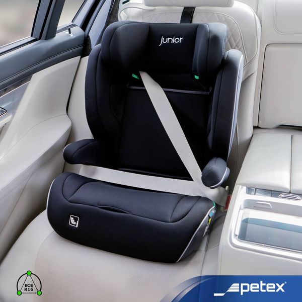 Produktbild: Petex Supreme Plus 1151 ISOFIX schwarz HDPE nach ECE R129 Kindersitz Schwarz