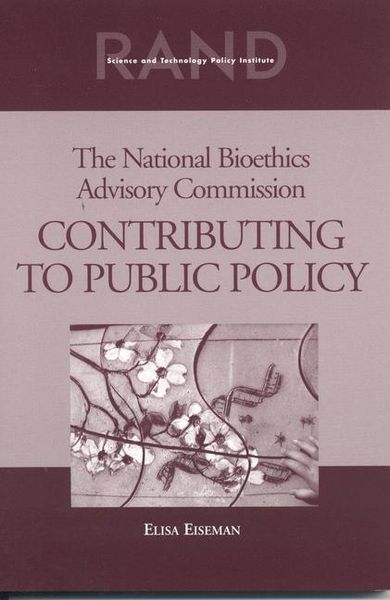 Produktbild: The National Bioethics Advisory Commission