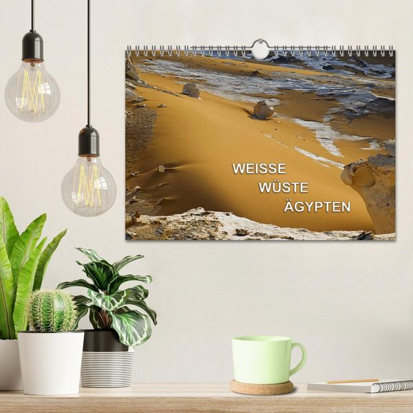 Produktbild: Weisse W&uuml;ste &Auml;gypten (Wandkalender 2026 DIN A4 quer), CALVENDO Monatskalender