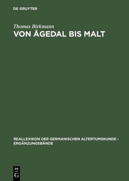 Produktbild: Von &Aring;gedal bis Malt