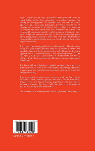 Produktbild: Mathematics of Multidimensional Fourier Transform Algorithms