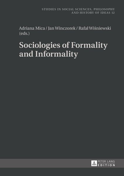 Produktbild: Sociologies of Formality and Informality