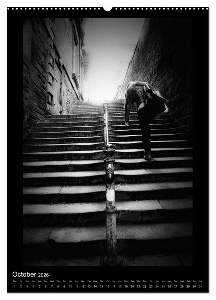 Produktbild: EDINBURGH NOIR (High Quality Premium Wall Calendar 2026 DIN A2 portrait),CALVENDO 12 Month Wall Calendar
