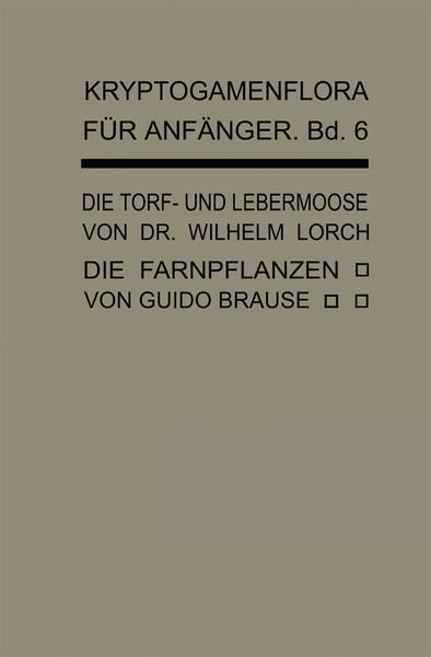 Produktbild: Die Torf- und Lebermoose
