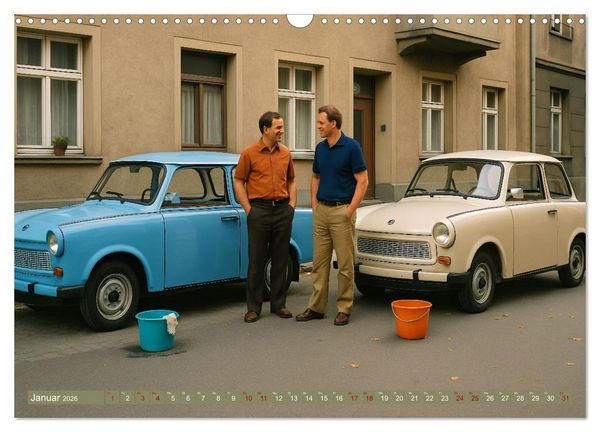 Produktbild: Alltagsgeschichten mit Trabant (Wandkalender 2026 DIN A3 quer), CALVENDO Monatskalender